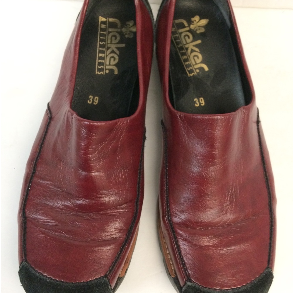 Rieker red shoes size 39